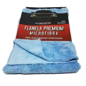 FLANELA PREMIUM AZUL 40X40CM- CORTE LAZER
