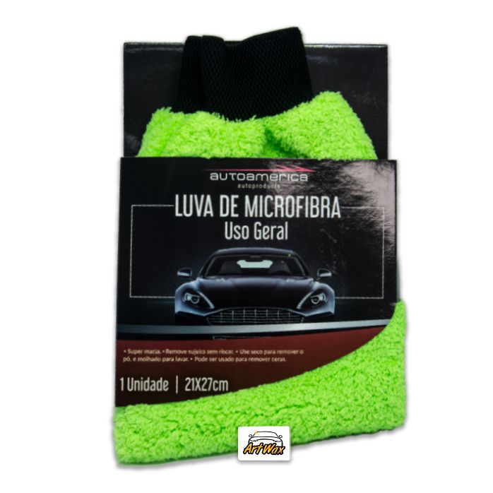 Luva de Microfibra Uso Geral Dupla Face 21 x 27 cm Autoamerica