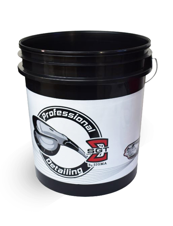 Balde Detailer Preto e Branco 18L Sigma Tools