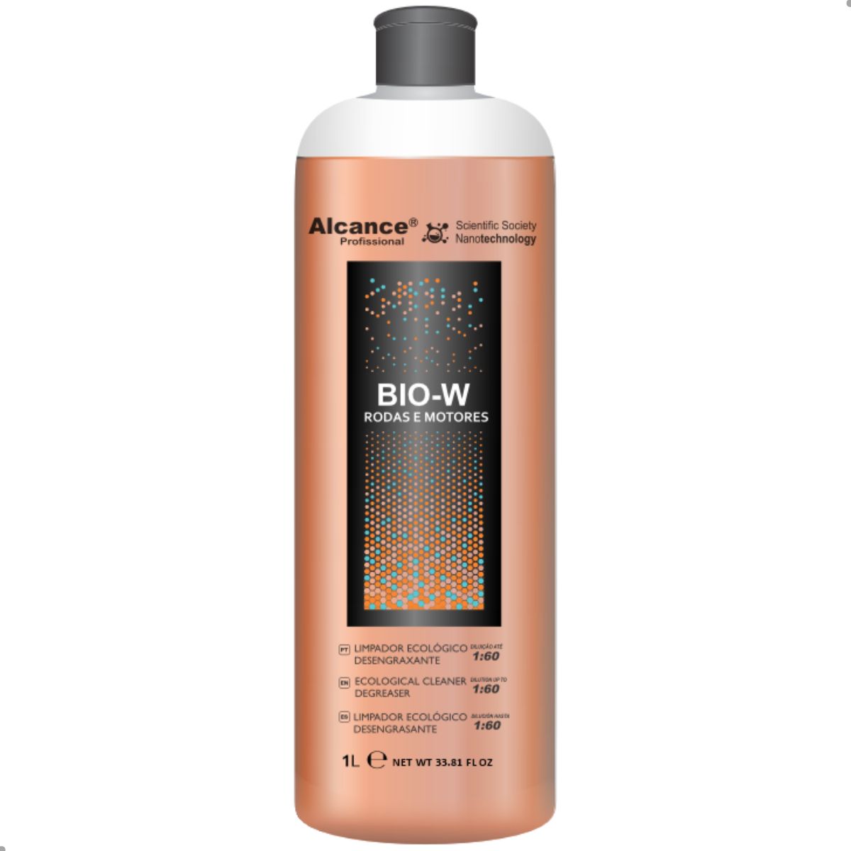 Bio W Limpeza de Rodas e Motores Concentrado 1:60 1L Alcance