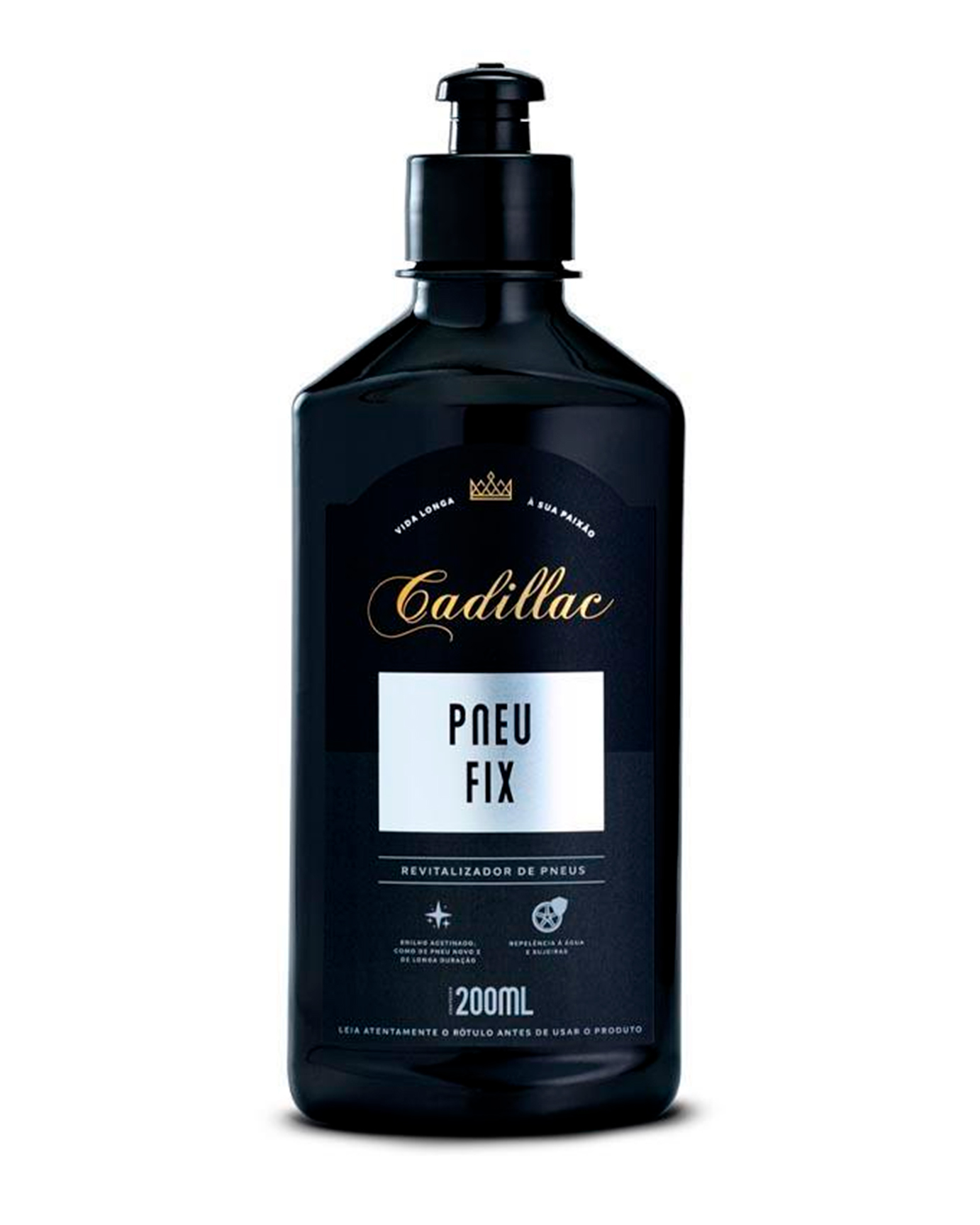 Cadillac Pneu Fix 200ml - Revitalizador de Pneus Alta Durabilidade
