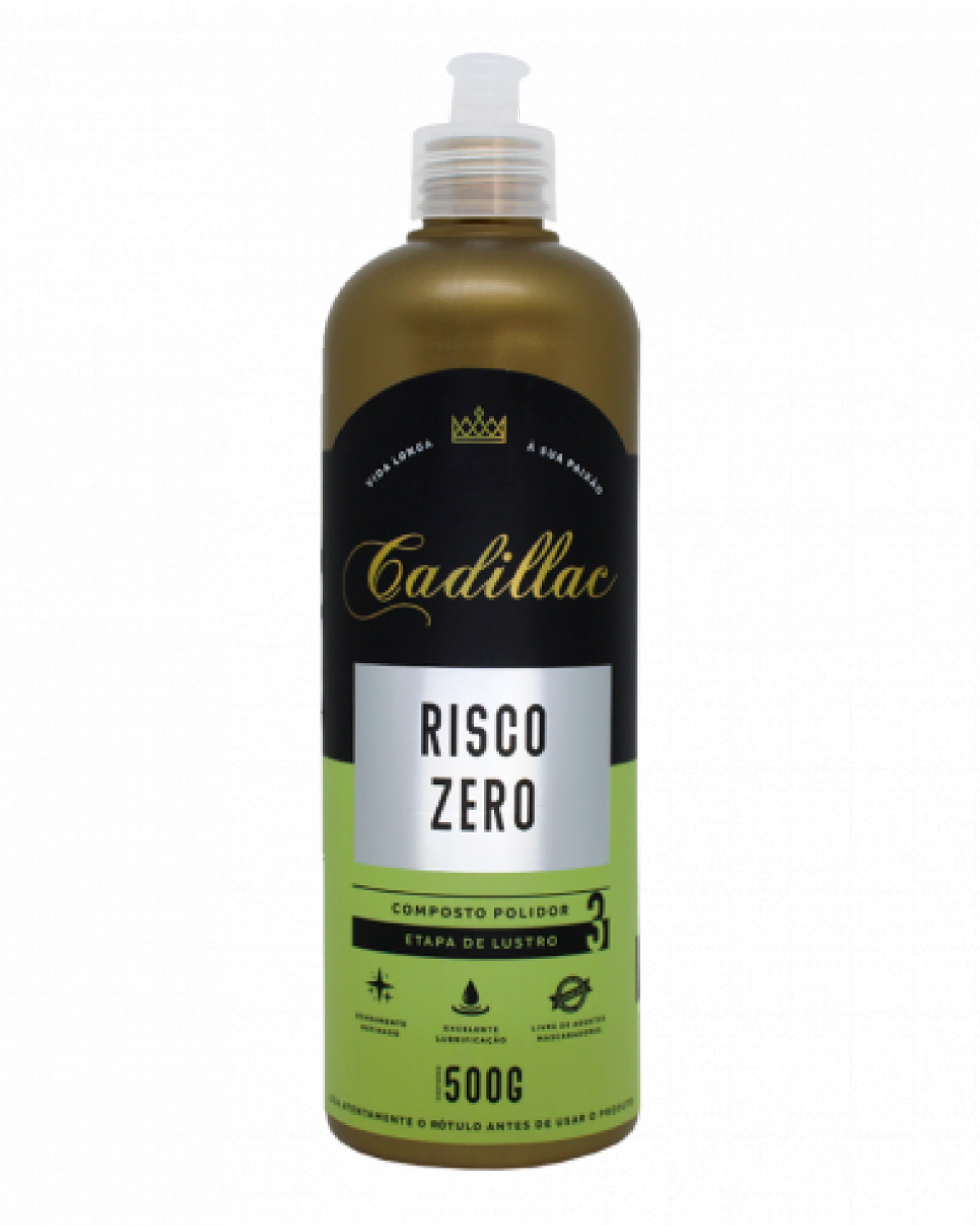 Risco Zero Composto Polidor Etapa Lustro Cadillac 500ml