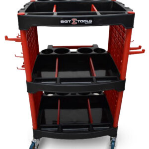 Carrinho Detailer Red e Shine Multiuso Sigma Tools