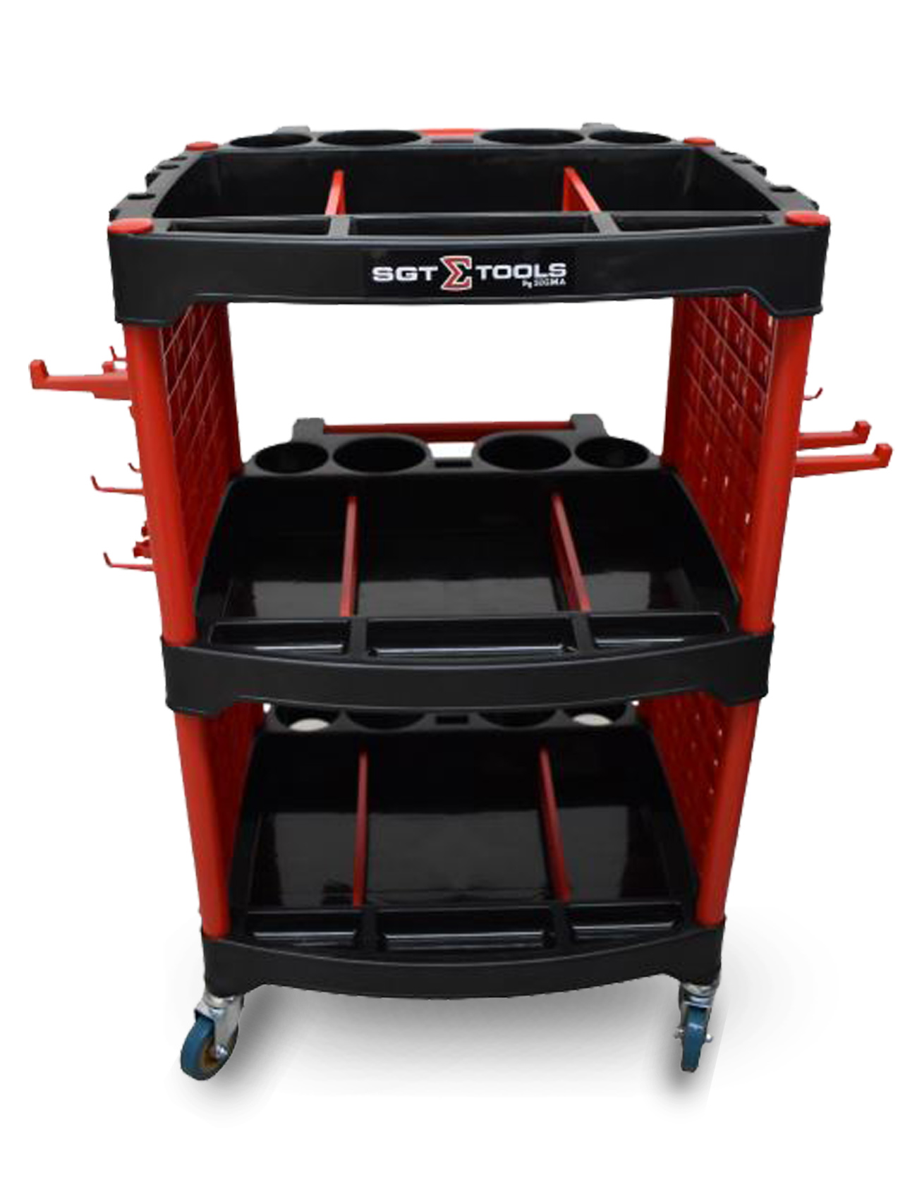 Carrinho Detailer Red e Shine Multiuso Sigma Tools