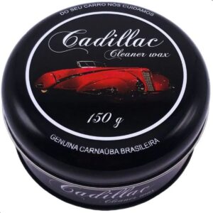 Cera De Carnaúba Automotiva Brilho Cleaner Wax 150g Cadillac