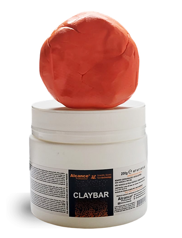 Claybar Média Barra Descontaminante de Pintura 200gr Alcance