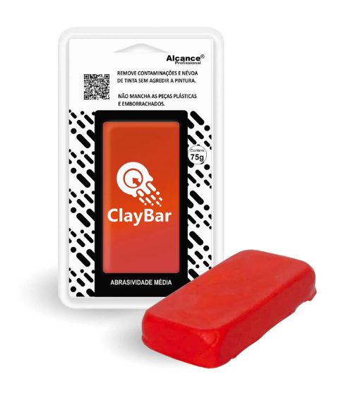 Claybar Média Barra Descontaminante de Pintura 75gr Alcance