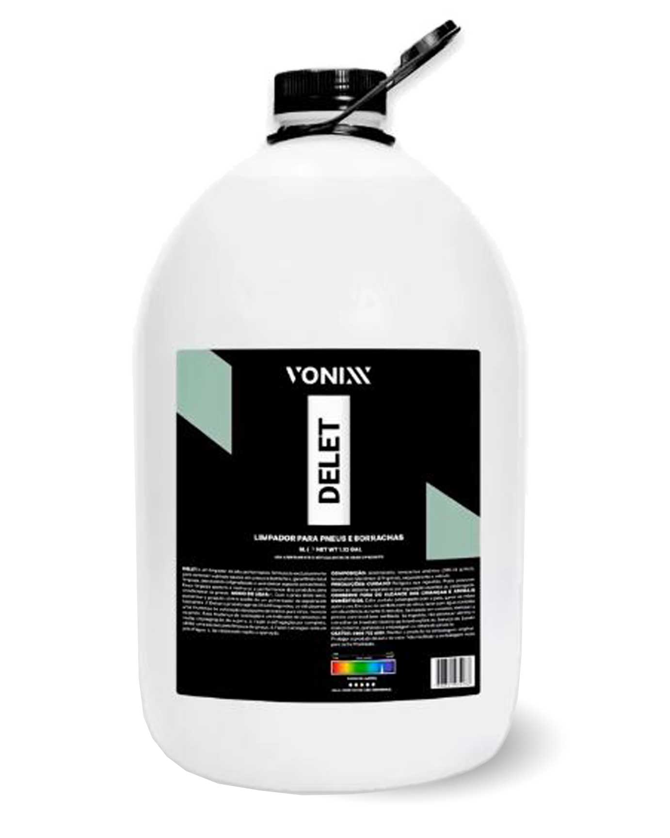 Delet Limpador Ação Rápida para Pneus e Borrachas Vonixx  5L