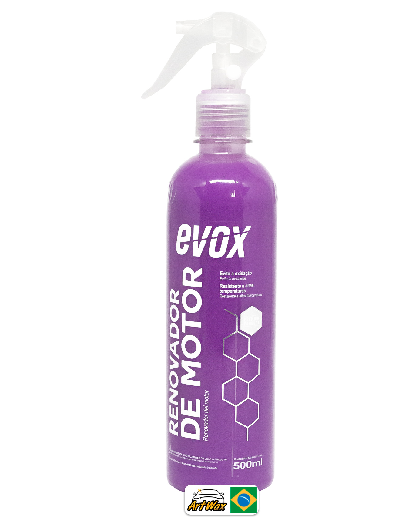 Evox Renovador de Motor Verniz de Motor Pronto Uso 500ml