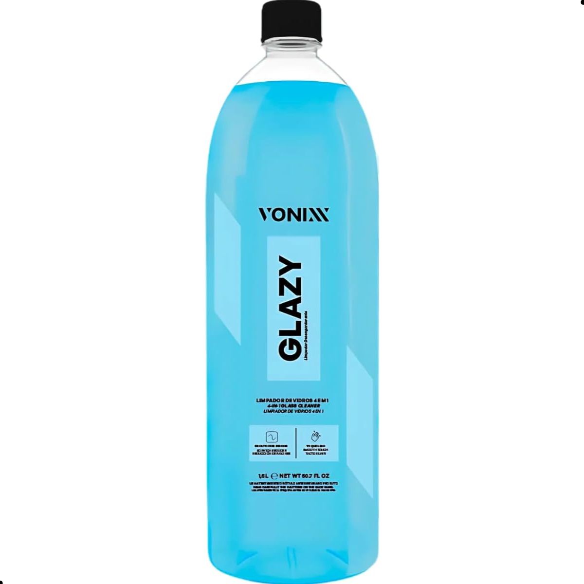 Glazy Limpa Vidros 4 Em 1 Redutor Atrito Risco 1,5 L Vonixx