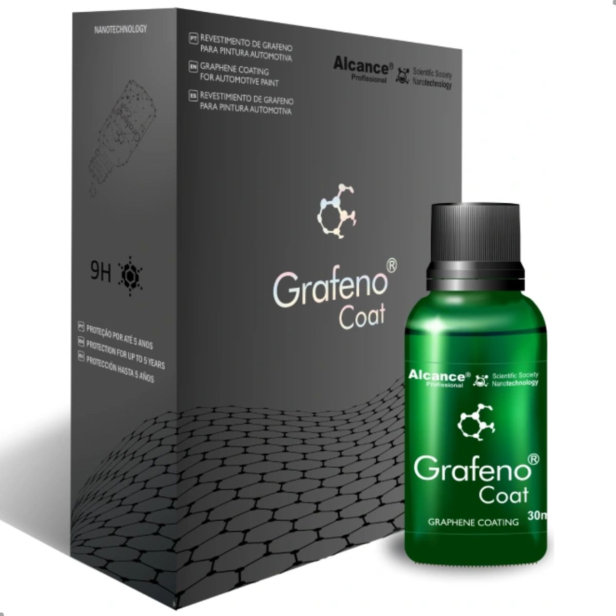 Grafeno Coat 9H Revestimento de Proteção Para Pintura 30ml Alcance