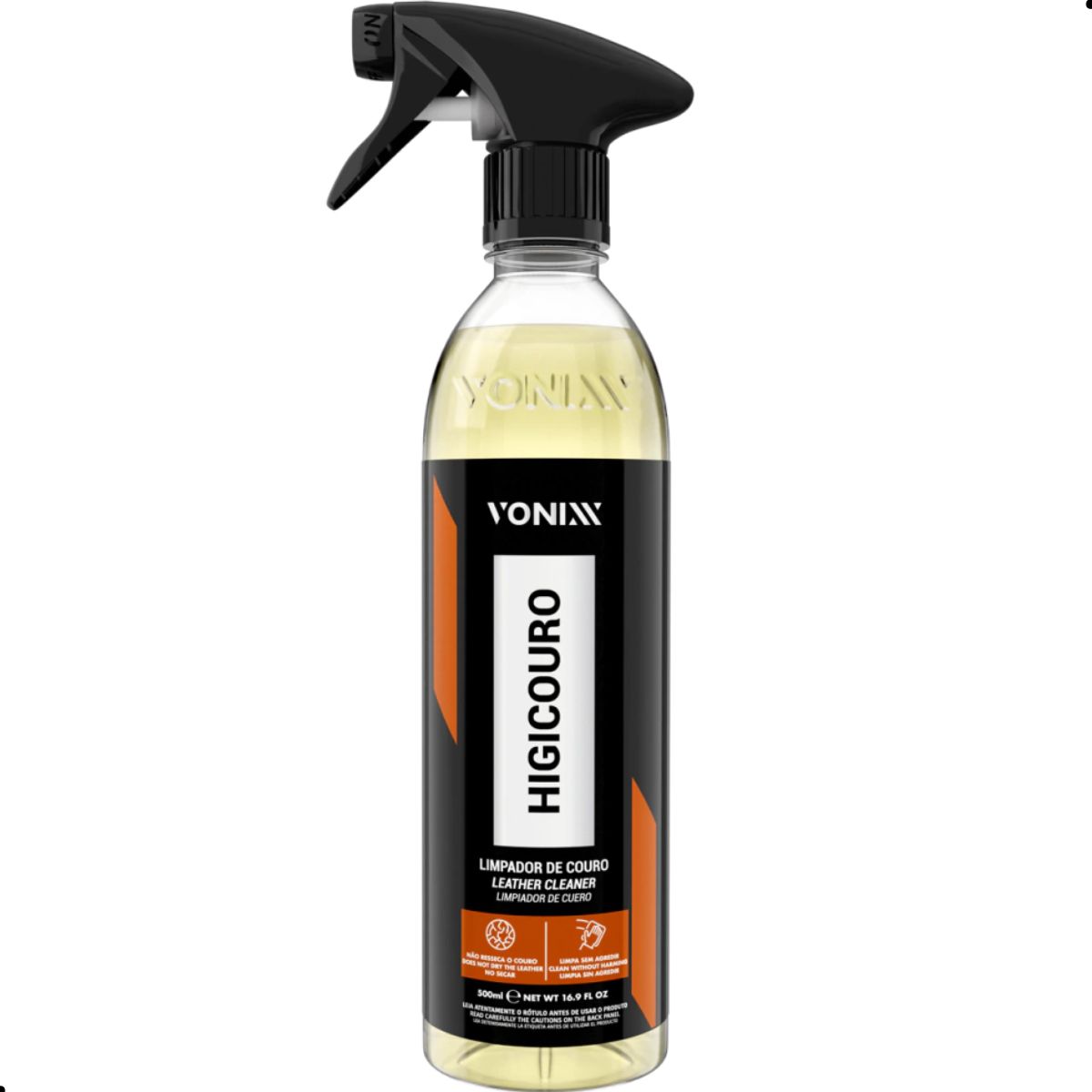 Higicouro Higienizador E Limpador De bancos De Couro 500 mL Vonixx