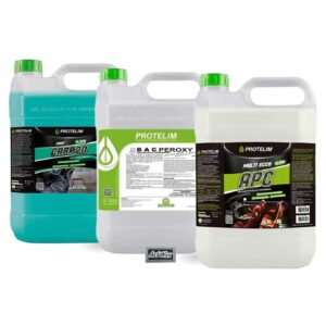 Higienização de Tecidos Completo 15L Protelim Kit 3 Unidades