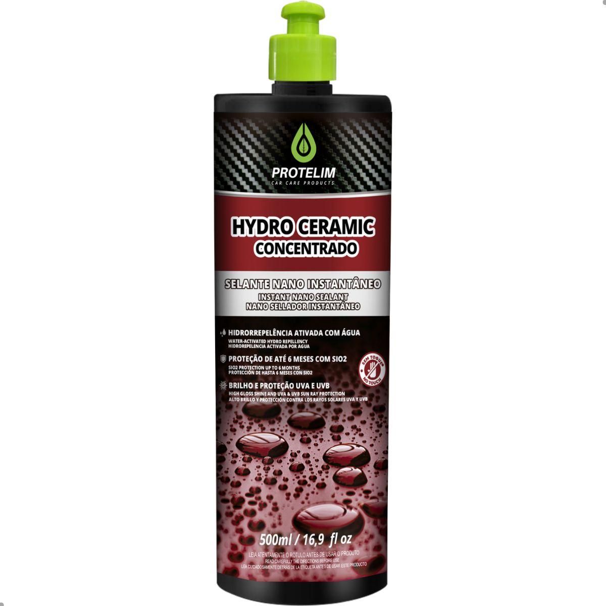 Hydro Ceramic Selante Nano Instantâneo Concentrado 500 ml Protelim