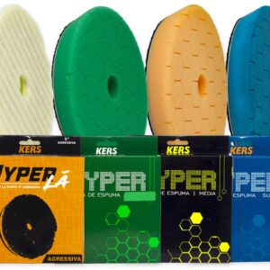 Jogo de Boinas 5" Espuma e Lã Hyper Kit 4 Unidades Kers
