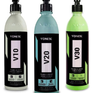 Compostos Polidores V10 V20 V30 Vonixx Kit 3 Unidades