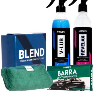 Kit Descontaminação e Proteção de Pintura Vonixx 05 Itens