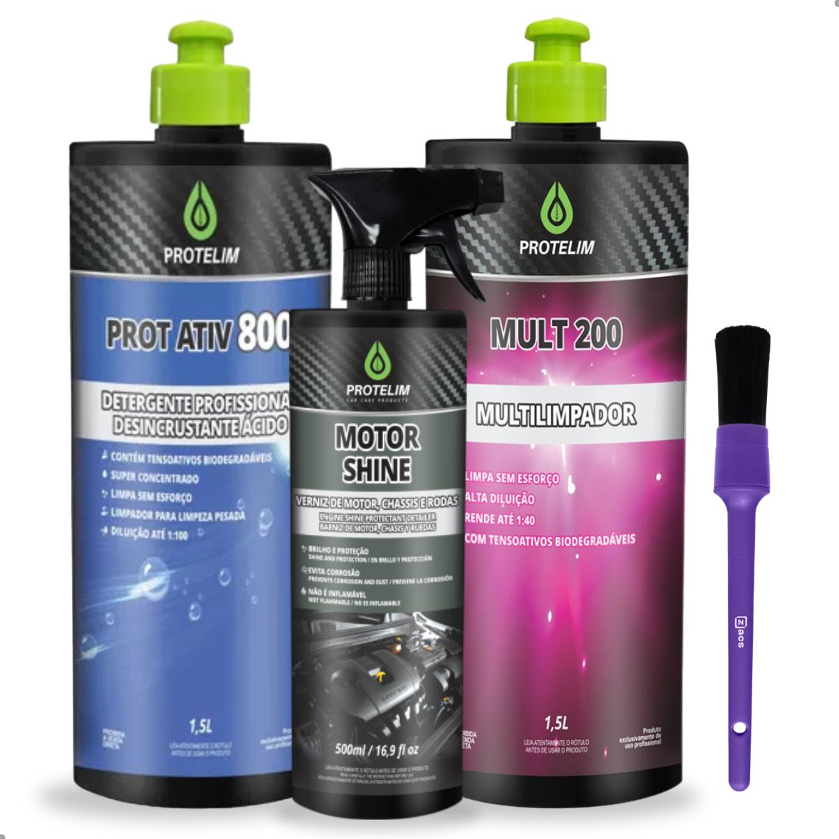 Kit Lavagem E Proteção De Motor Protelim