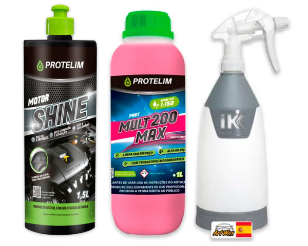 Limpeza e Conservação de Motor Protelim Kit  3 Unidades