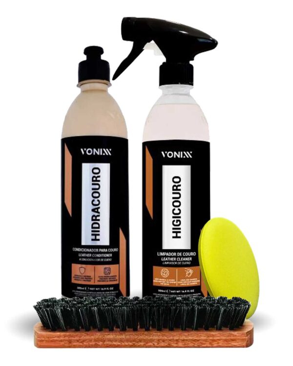 Kit Limpeza e Hidratação de Couro - Vonixx