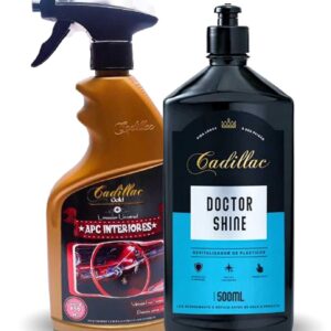 Limpeza E Proteção De Plásticos Internos Cadillac Kit 2 Unidades
