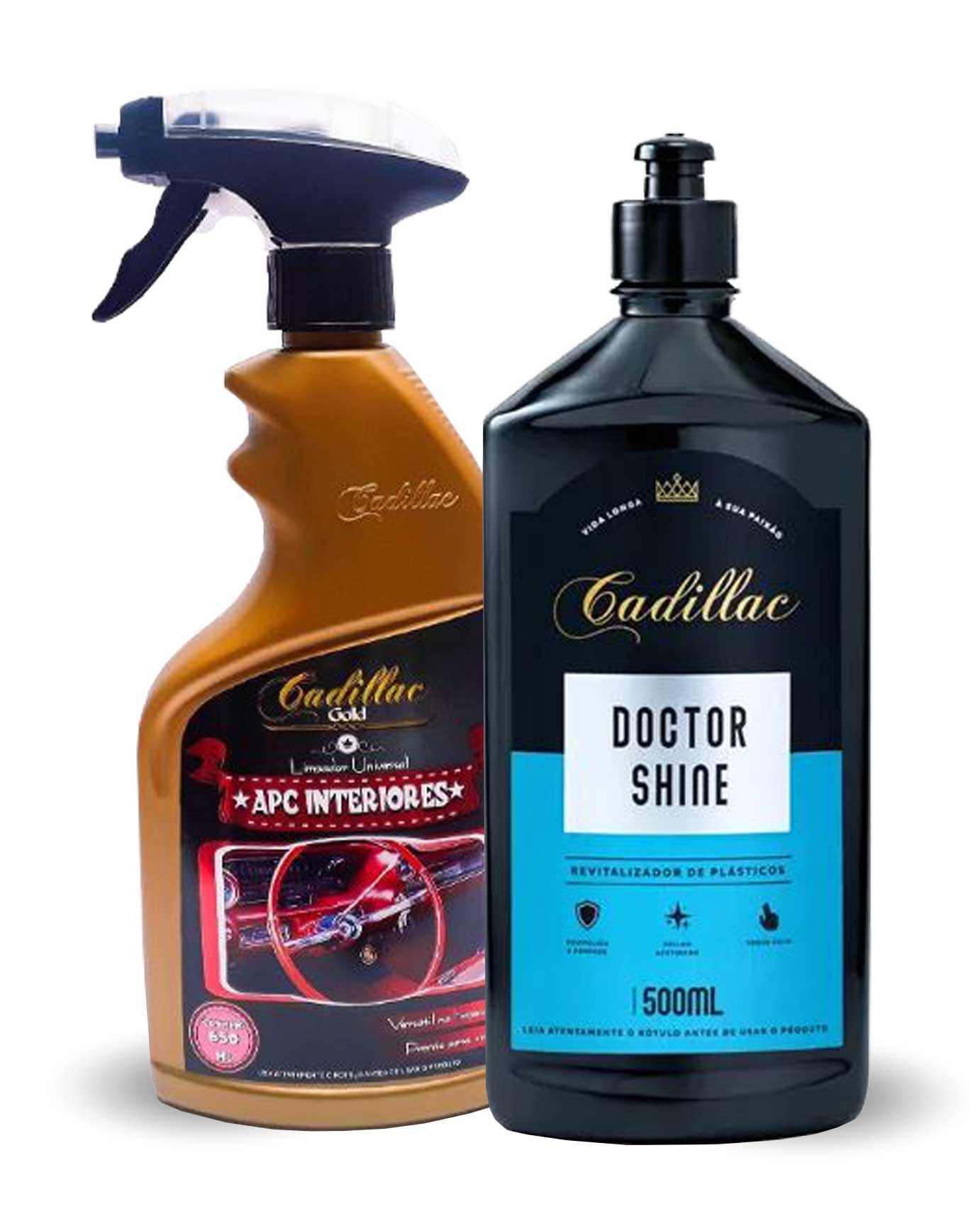 Limpeza E Proteção De Plásticos Internos Cadillac Kit 2 Unidades