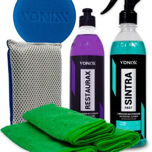 Kit Limpeza e Proteção dos Plásticos Vonixx