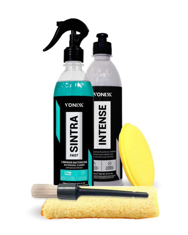 Limpeza e Revitalização Automotiva Interna Kit 5 Unidades