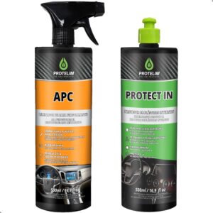 Kit Limpeza e Higienização Automotiva Interna Protelim