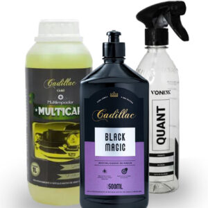 Kit Limpeza Multiuso Para Autos 3 Unidades