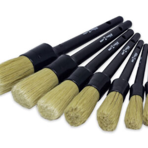Kit Pinceis Cerdas Naturais Macias 7 unidades Sigma Tools