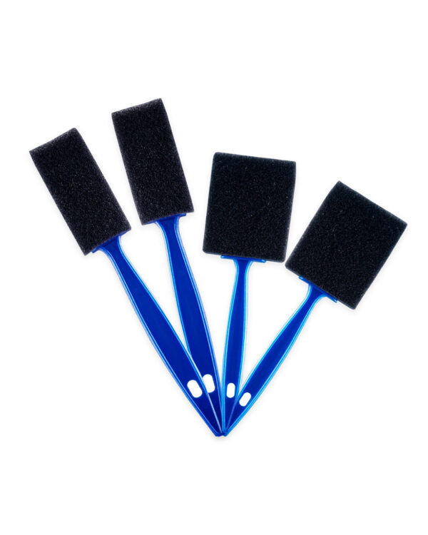 Kit Pincéis de Espuma Para Grades Externas e Difusores de Ar Vonixx - 4 Peças