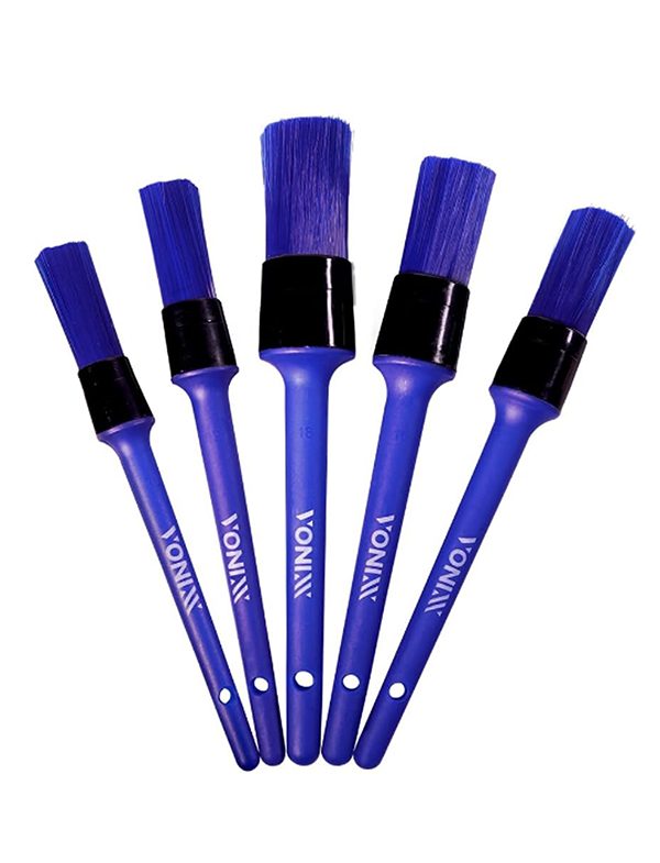 Kit Pincéis Para Detalhamento Externo Vonixx 5 Peças