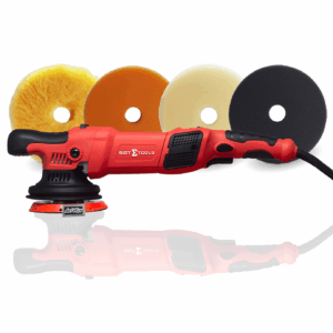 Kit Politriz Roto Orbital 15mm Giro Livre Red & Shine SGT 5116 220V 900w Sigma Tools + Jogo de Boinas 5" Artwax