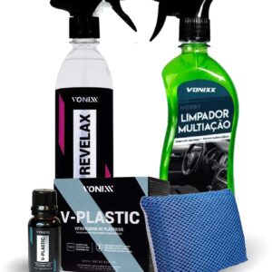 Kit Vitrificador e Restaurador de Plásticos Vonixx