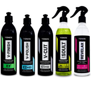 Kit Vonixx Compostos Polidores + Revelax e Soult Fast Limpa Boinas