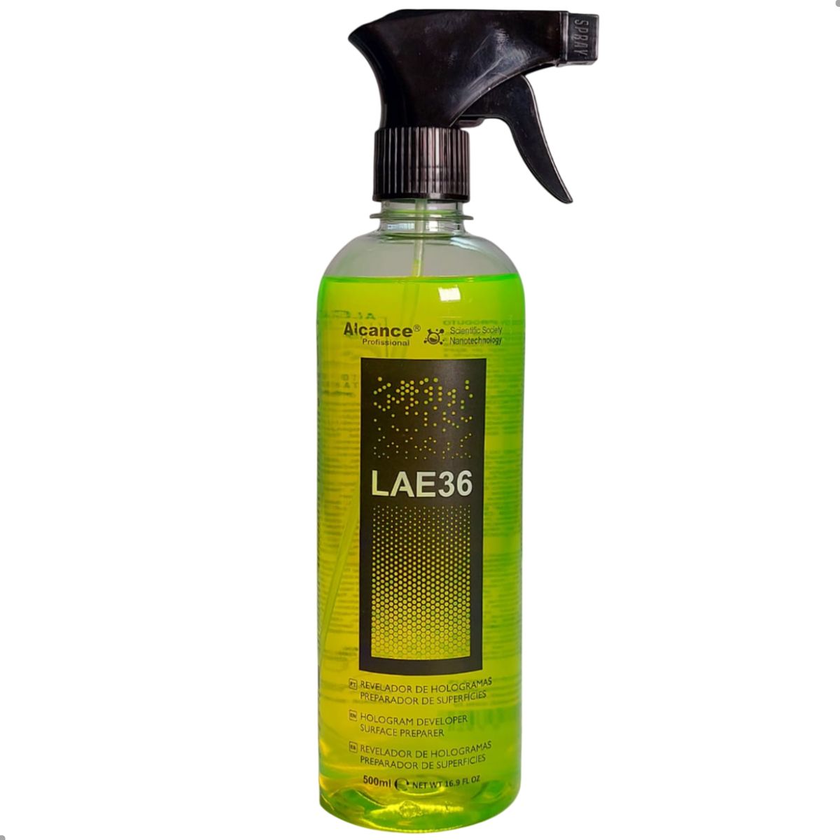 LAE36 Revelador de Hologramas Superfícies Com Gatilho 500ml Alcance