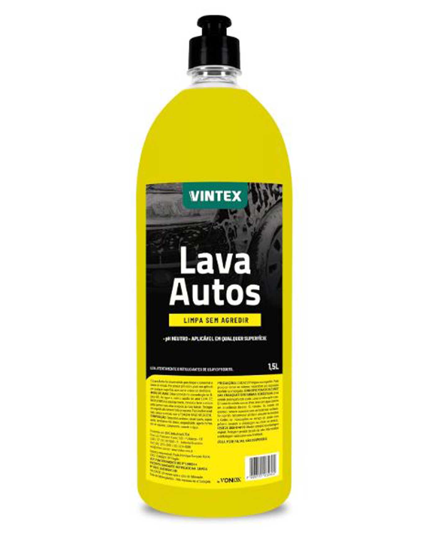 Lava Autos pH Neutro Concentrado 1,5L Vintex