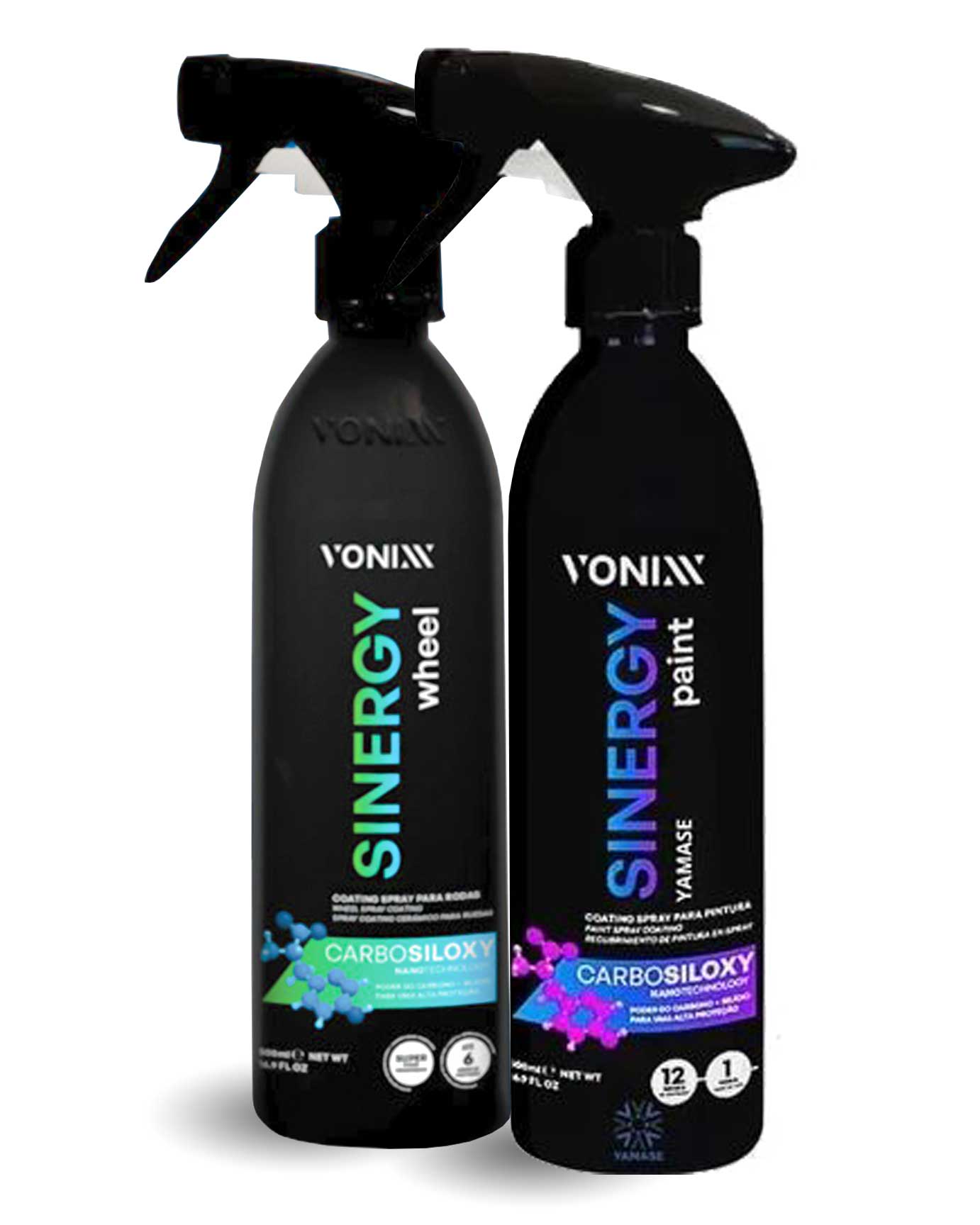Nanoproteção Roda e Pintura Sinergy Vonixx Kit 2 Unidades
