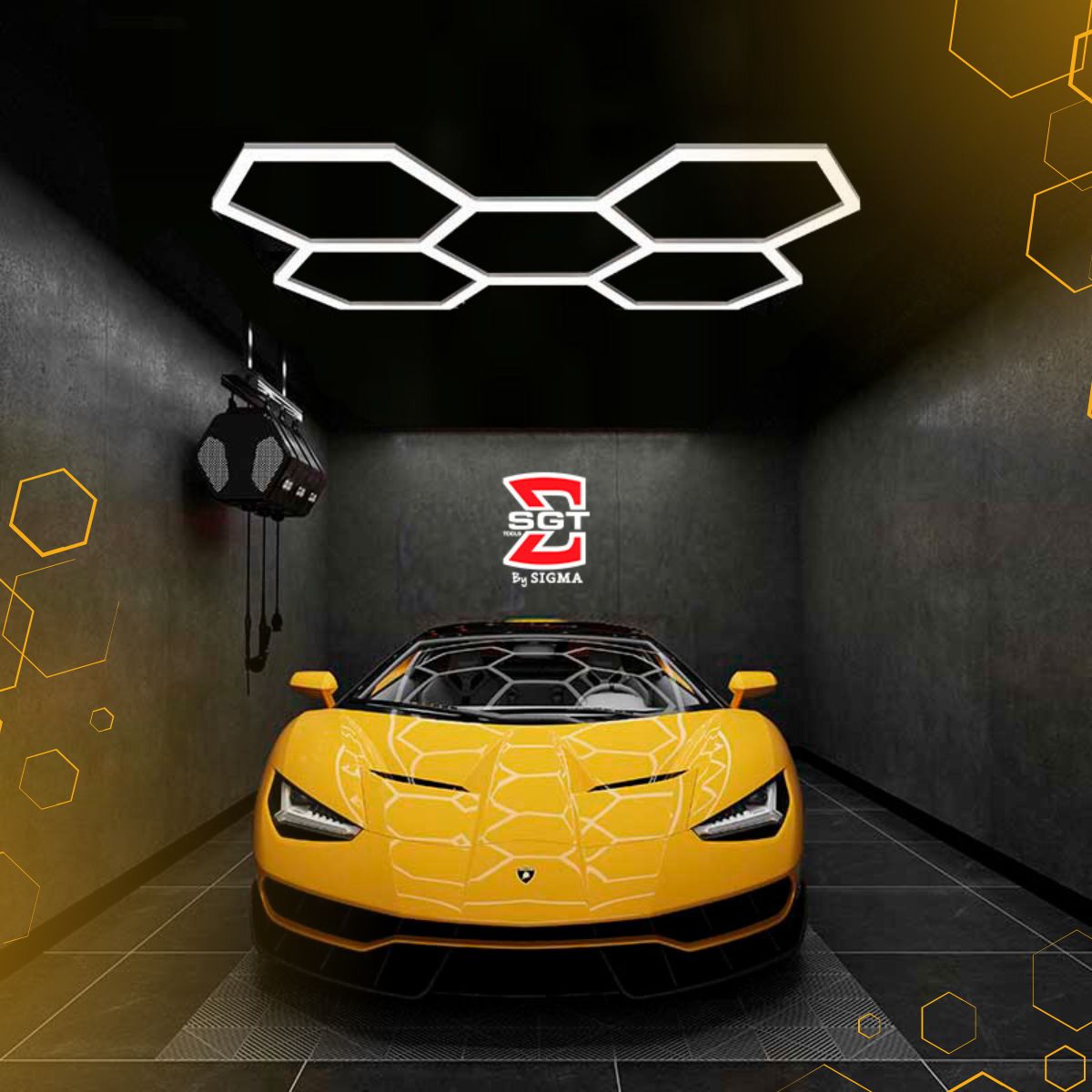 Painel de Led Colmeia 5 Células Bivolt 110V/220V 120W Sigma Tools