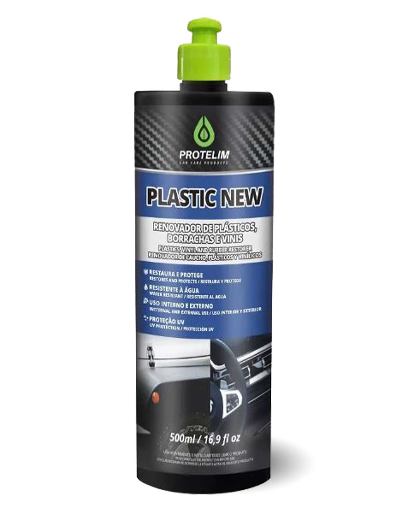 Plastic New Renovador Plásticos Borrachas e vinis Interno e Externo Protelim 500g