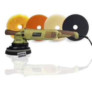 Politriz Roto Orbital Gold Yes Tools 15mm 110v Kers + Jogo de Boinas Artwax 5" Kit 5 Unidades