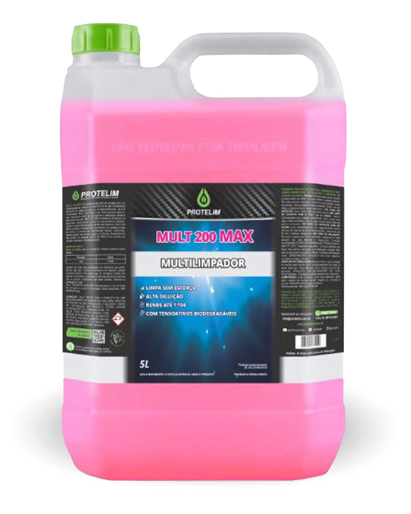 Mult 200 Max  Multilimpador Alta Diluição Protelim 5L