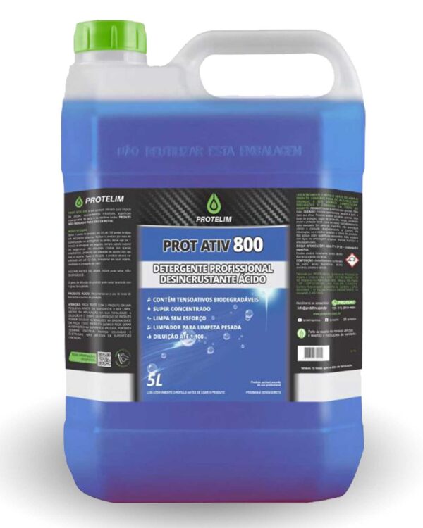Prot Ativ 800 Desincrustante Ácido Protelim 5L
