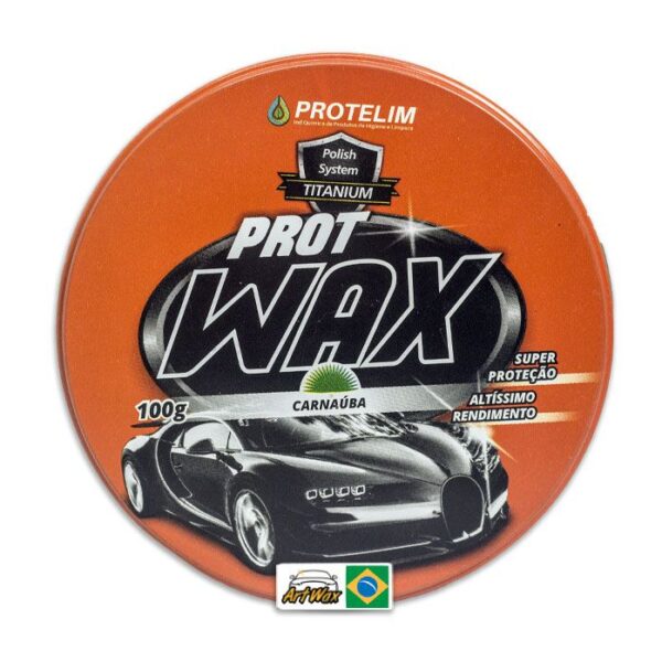 Prot Wax Cera Protetora de Carnauba Protelim 100gr