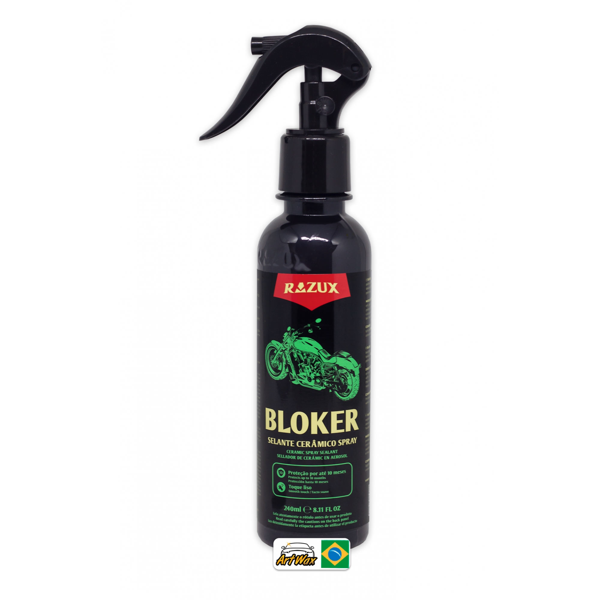 Razux Bloker 240ml - Selante Spray a Base de SiO2 Pinturas Foscas e Brilhantes