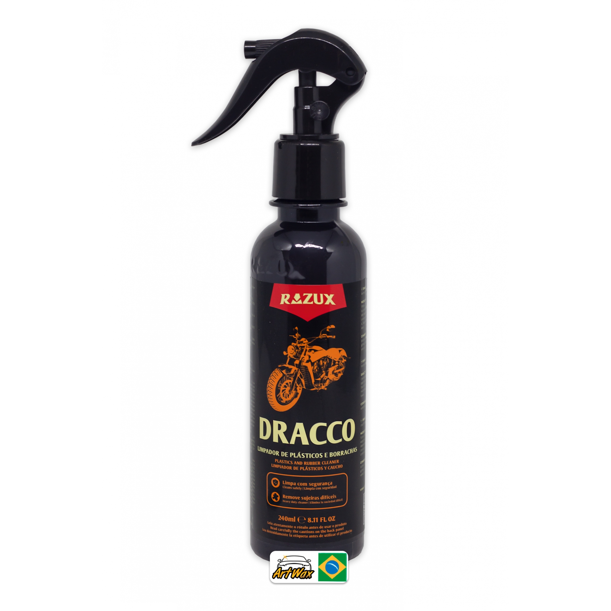 Dracco Limpador de Plásticos e Borrachas Razux 240ml