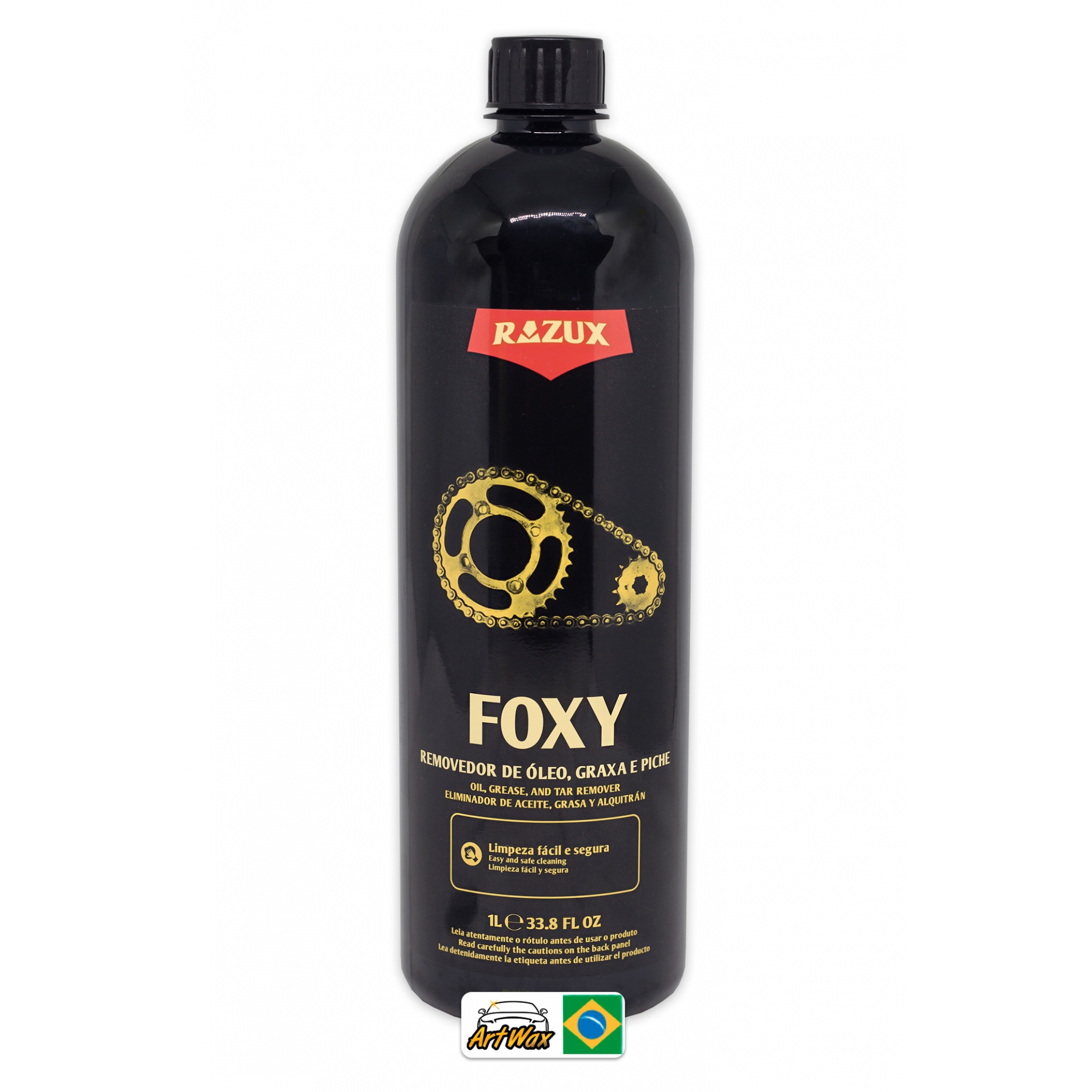Foxy Removedor de Óleo Graxa e Piche Pronto uso Razux 1L