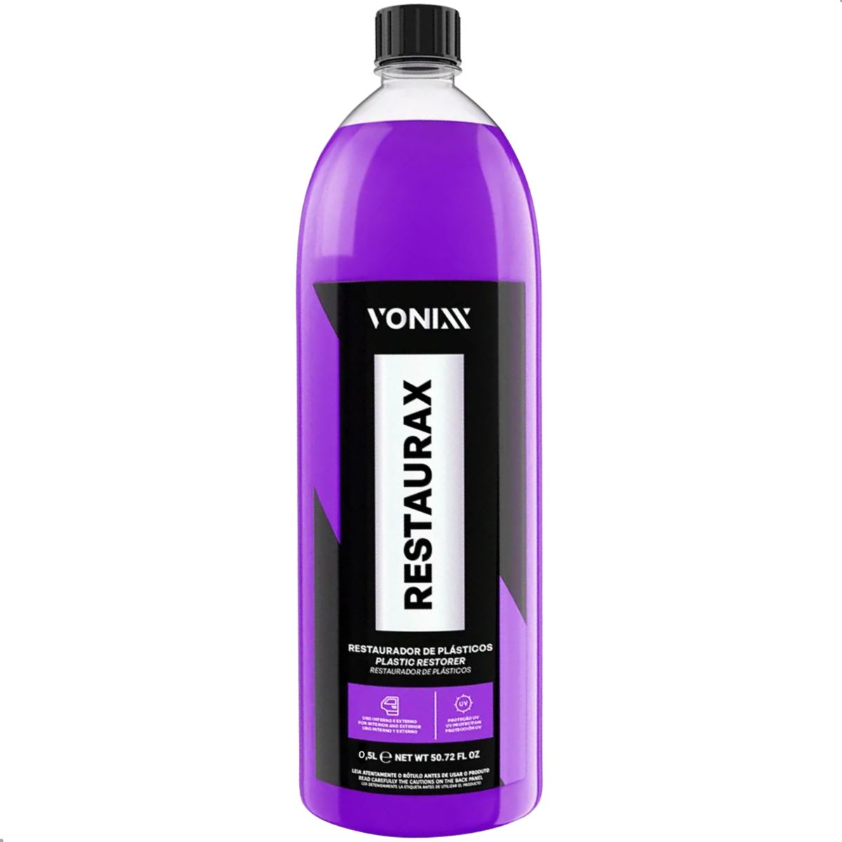 Restaurax Restaurador De Plástico e Borracha 500mL Vonixx