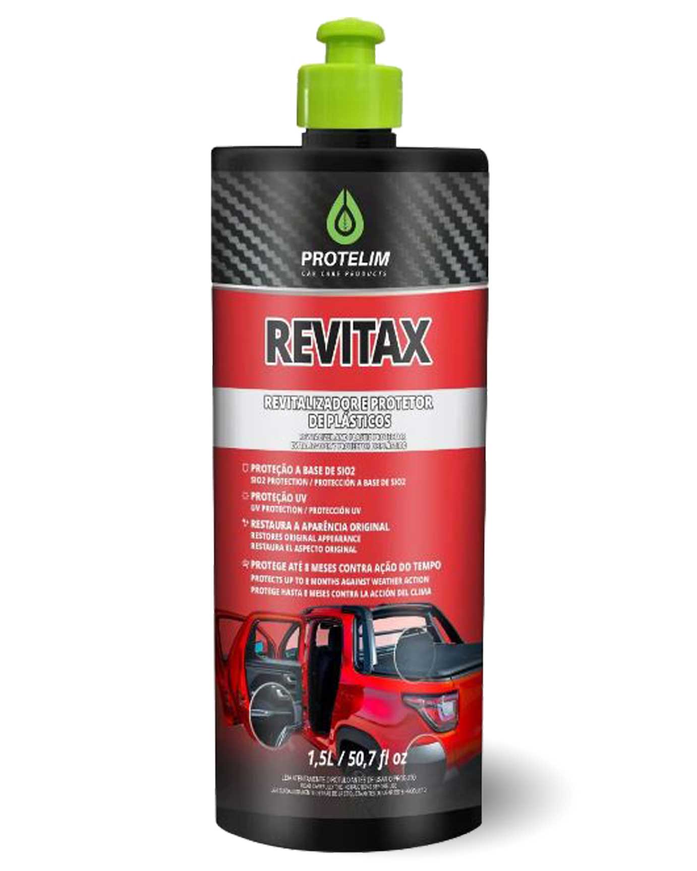 Revitax Revitalizador De Plasticos Protelim 1,5l